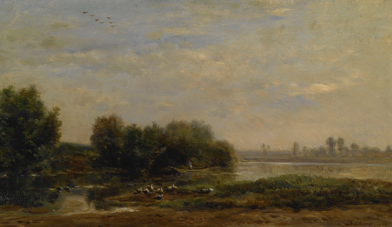 Oisen päällä tekijältä Charles Francois Daubigny