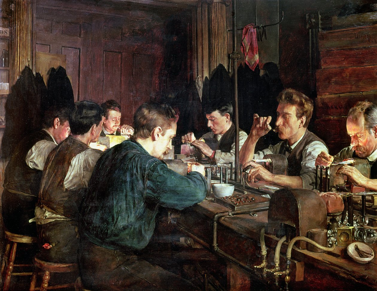 Lasinpuhaltajat, 1883 tekijältä Charles Frederic Ulrich