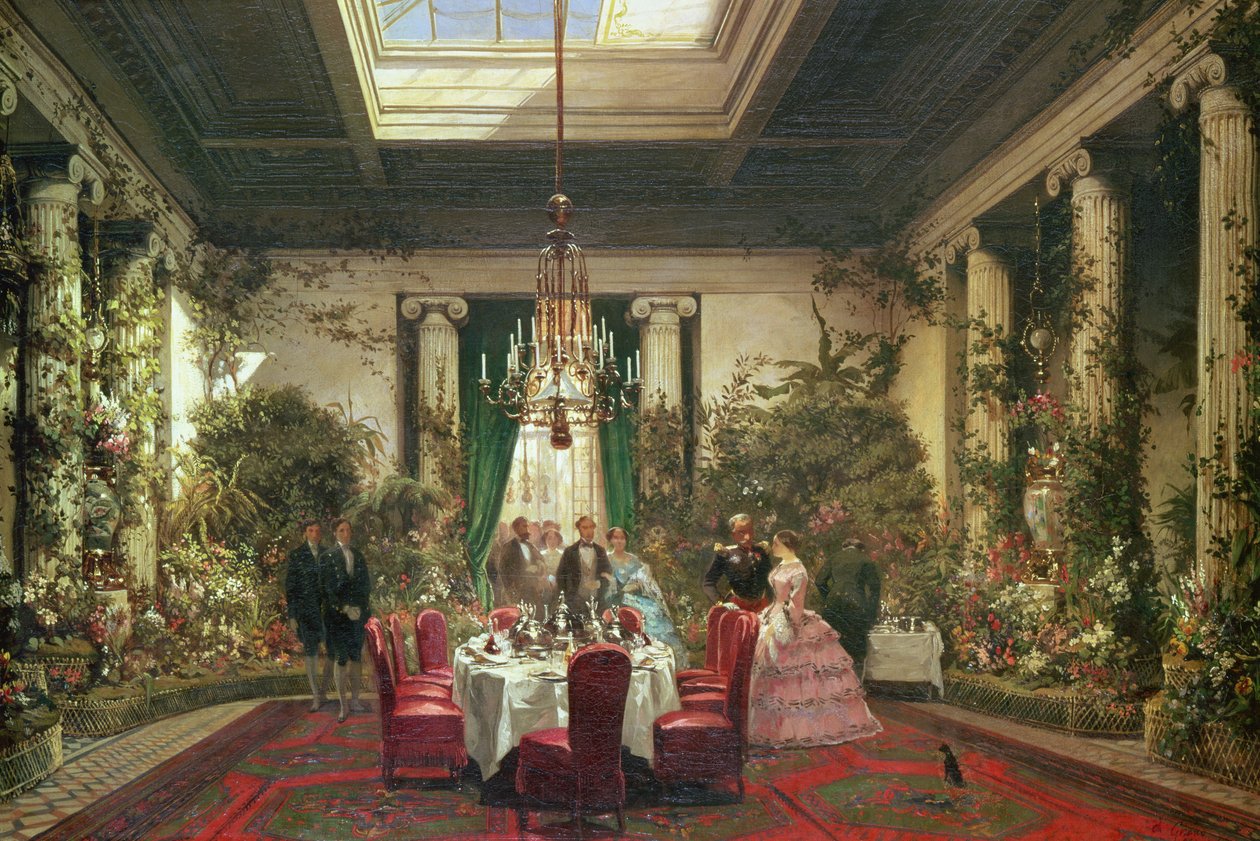 Prinsessa Mathilden Salle-a-Manger, rue de Courcelles, Pariisi tekijältä Charles Giraud