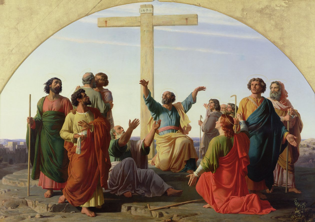 Apostolien lähtö, 1845 tekijältä Charles Gleyre