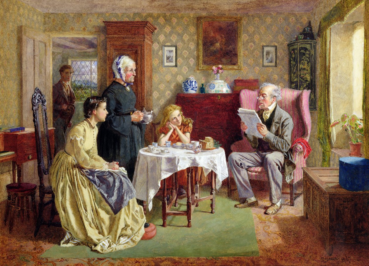Uutisia sodasta, 1867 tekijältä Charles Green