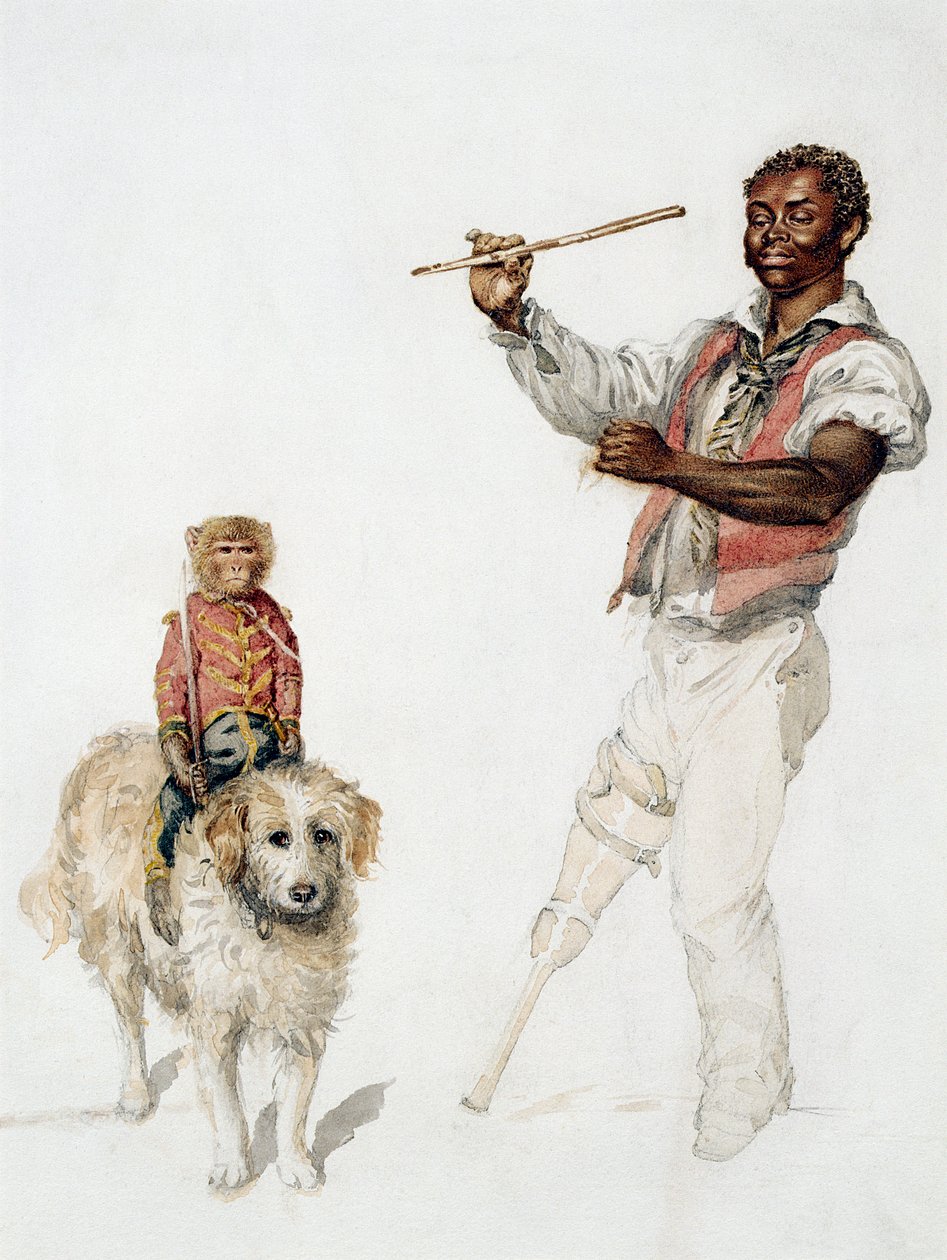 Viihdyttäjä, noin 1870 tekijältä Charles Green