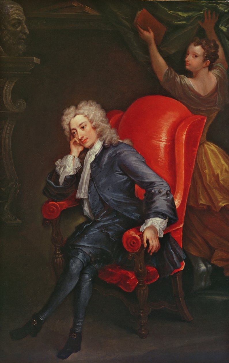 Aleksanteri Paavin (1688-1744) muotokuva n. 1713-15 tekijältä Charles Jervas