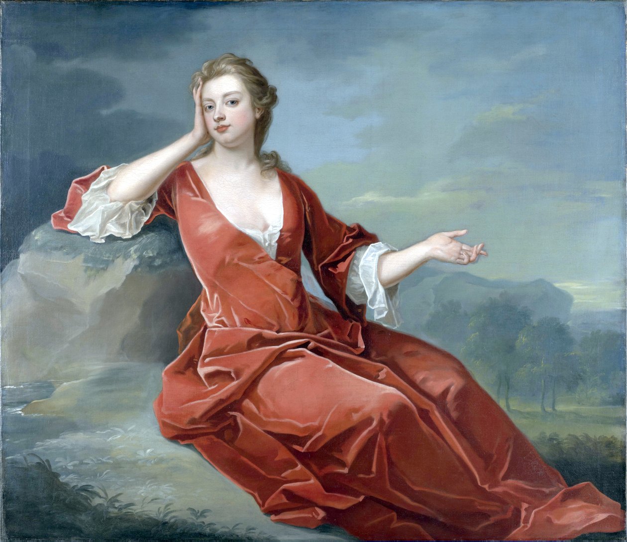Muotokuva Sarah Churchillistä, Marlboroughin herttuatar (1660-1744) tekijältä Charles Jervas