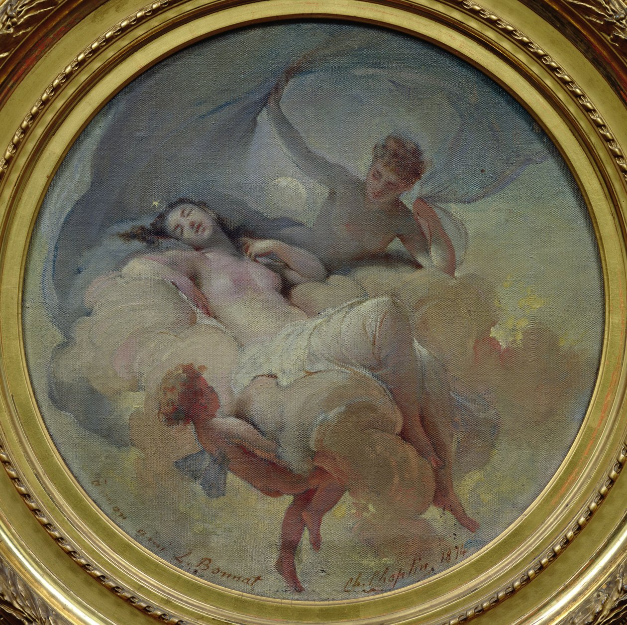 Yön allegoria, 1874 tekijältä Charles Joshua Chaplin