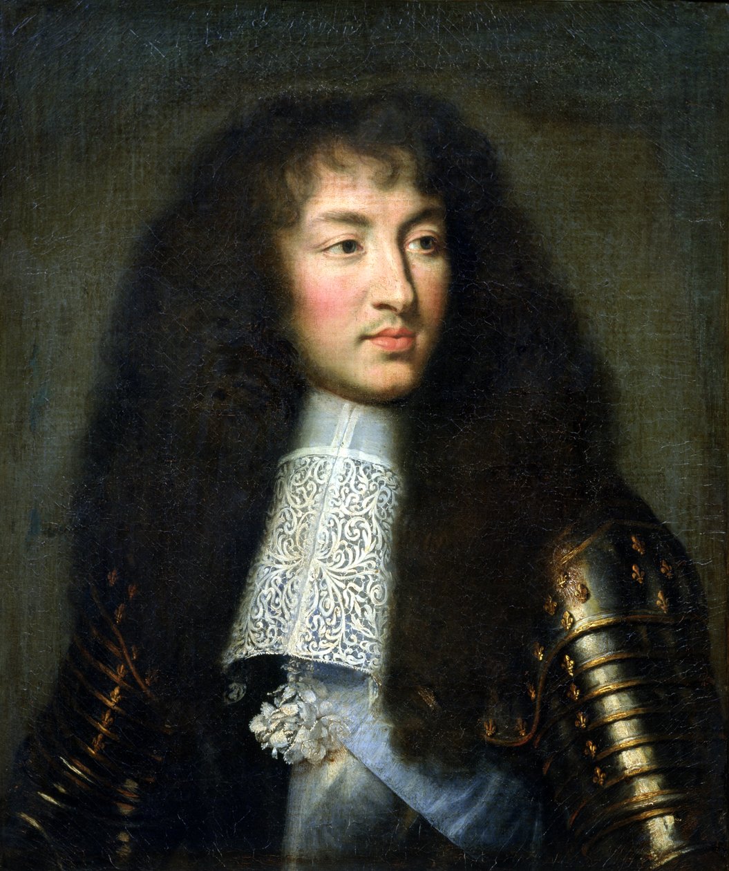 Ludvig XIV:n (1638-1715) muotokuva tekijältä Charles Le Brun