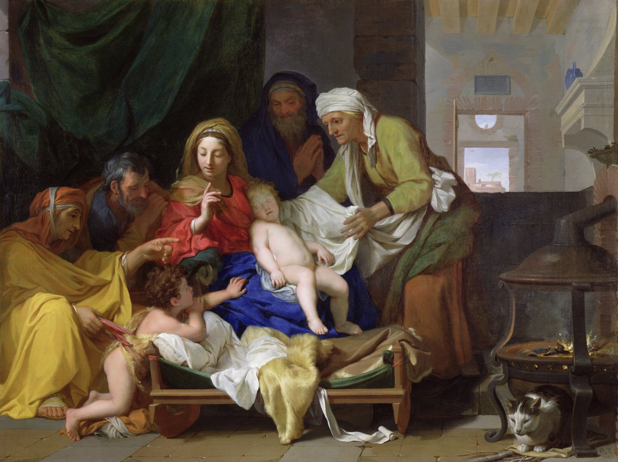 Nukkuva Kristus, 1655 tekijältä Charles Le Brun