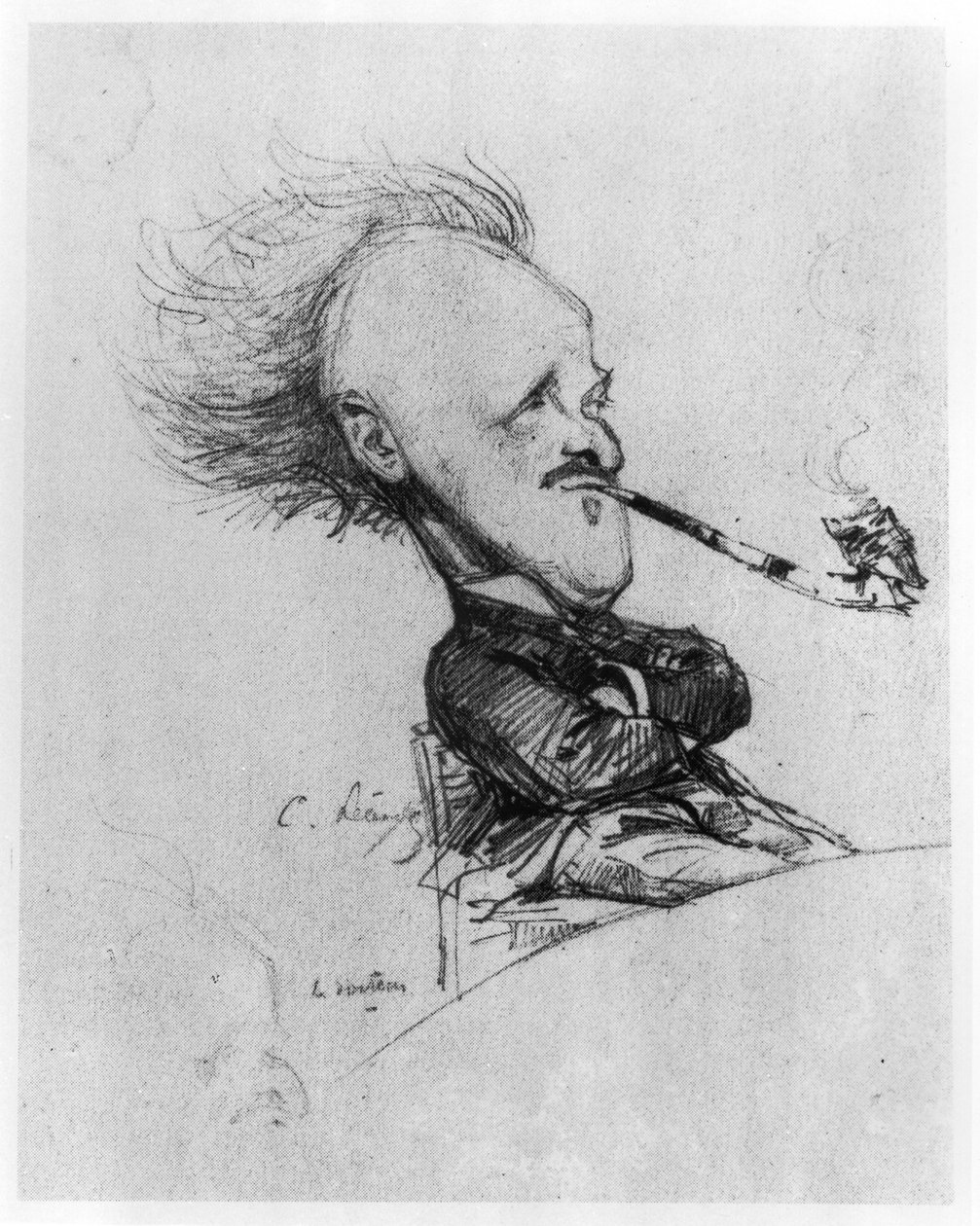 Paul Ferdinand Gachet (1862-1930) n. 1887 tekijältä Charles Leandre
