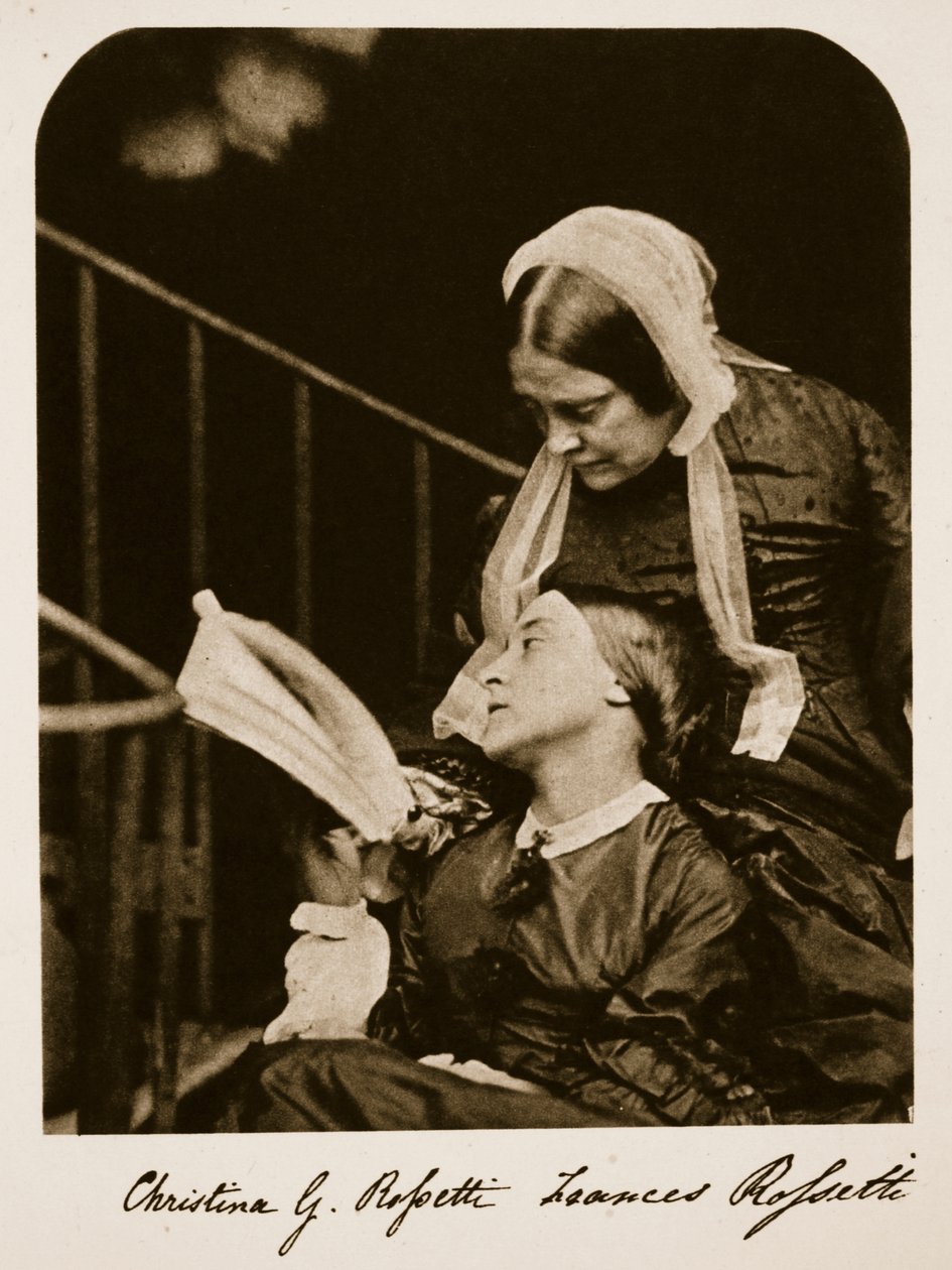 Christina Rossetti ja hänen äitinsä Frances Rossetti, 7. lokakuuta 1863 tekijältä Charles Lutwidge Dodgson