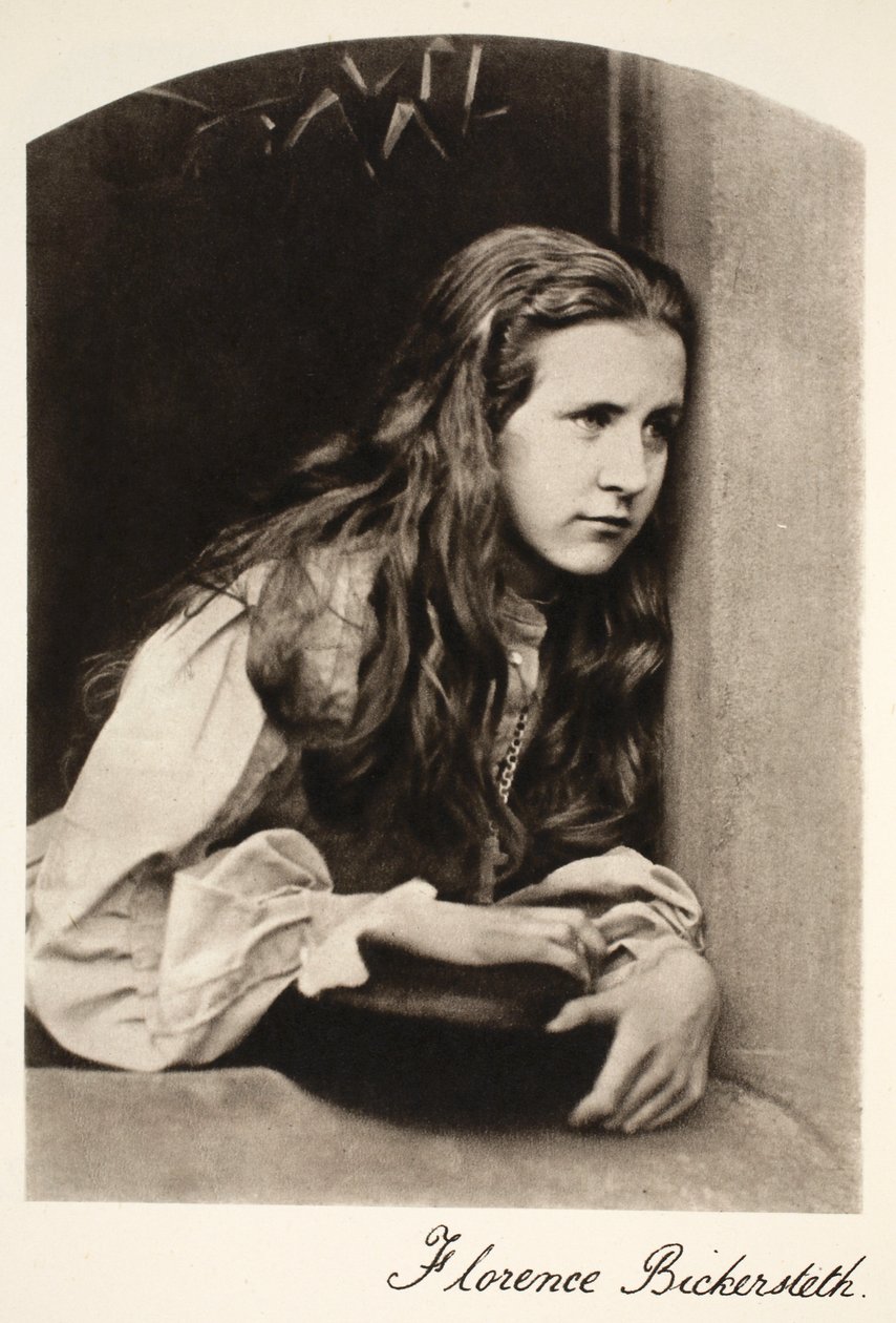Florence Bikersteth, 8. syyskuuta 1865 (seepiakuva) tekijältä Charles Lutwidge Dodgson