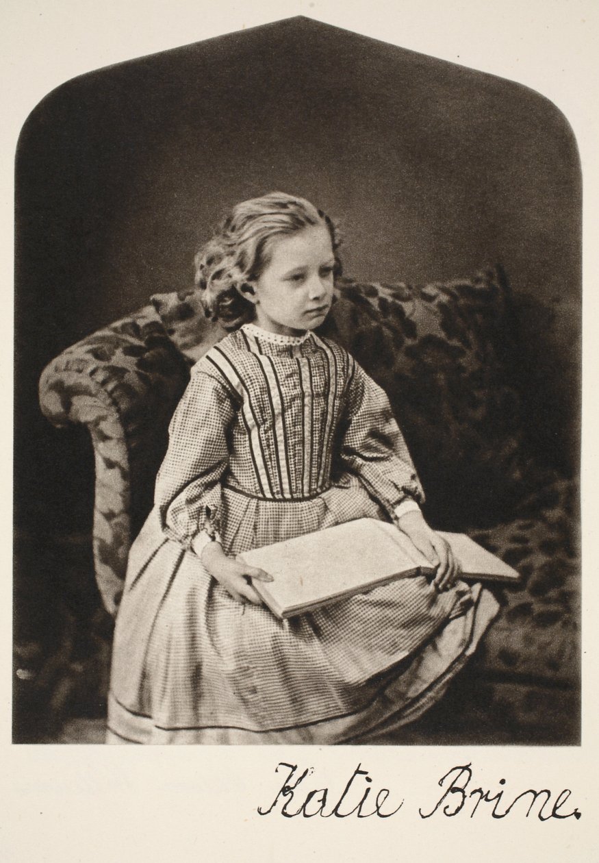 Katie Brine, 16. kesäkuuta 1866 (seepiakuva) tekijältä Charles Lutwidge Dodgson