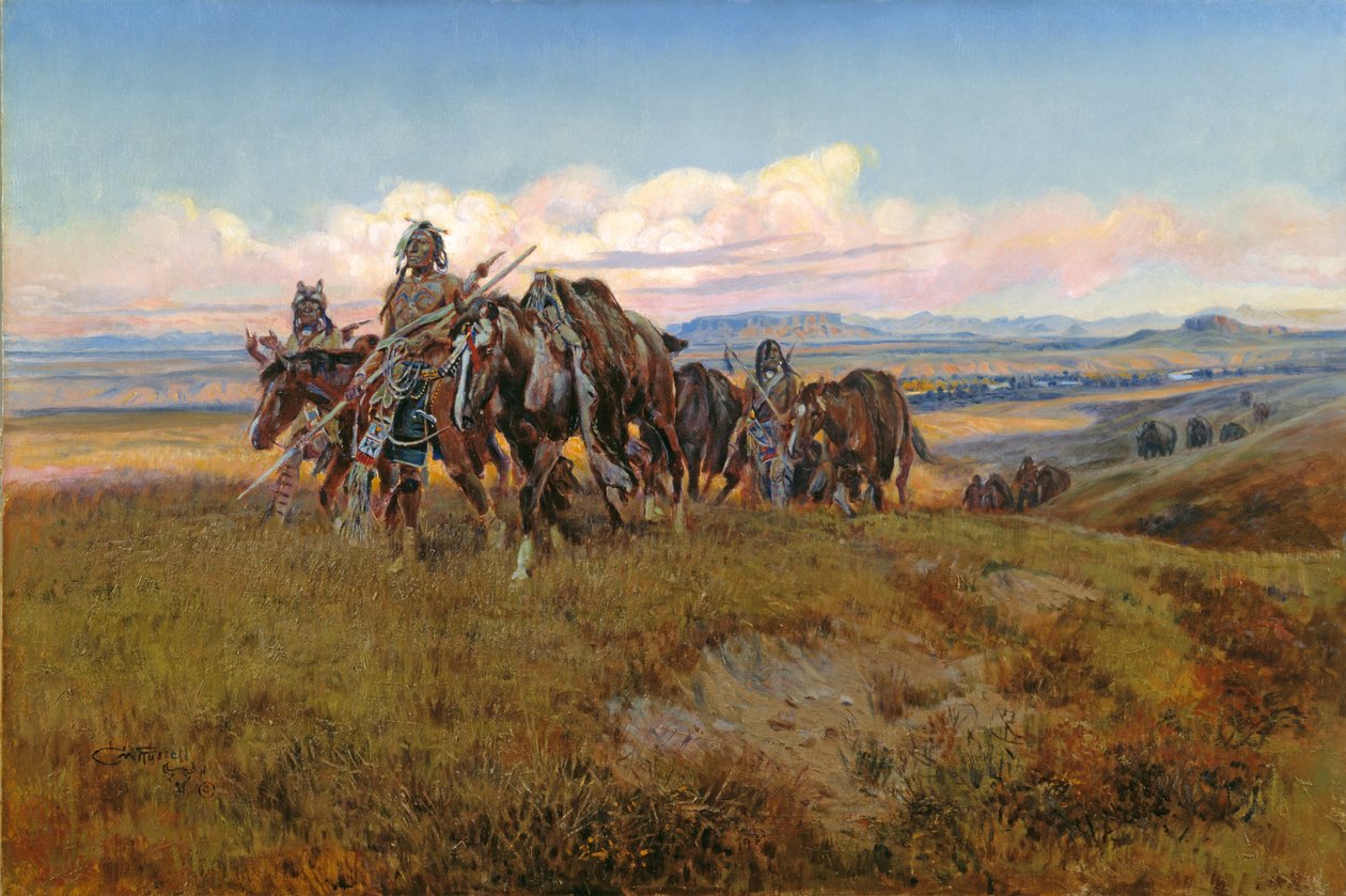 Vihollisten maassa tekijältä Charles Marion Russell