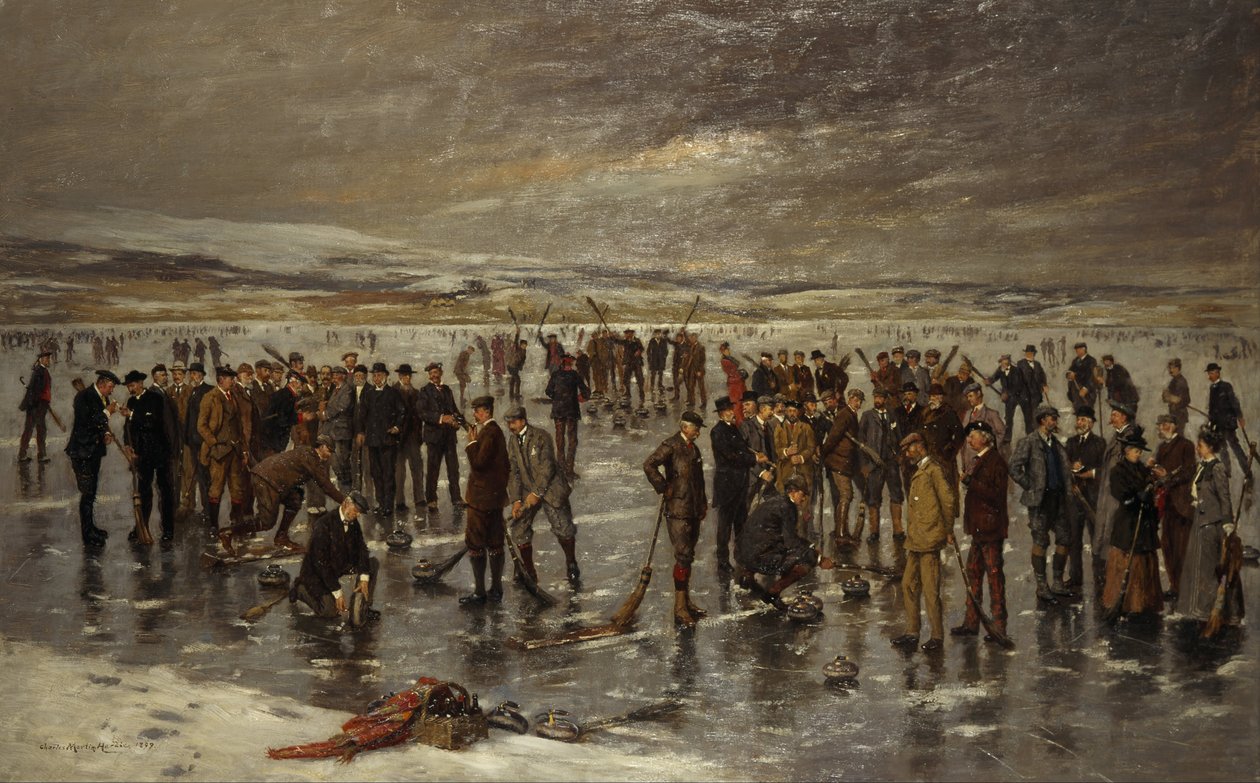 Curling Carsebreckissä tekijältä Charles Martin Hardie