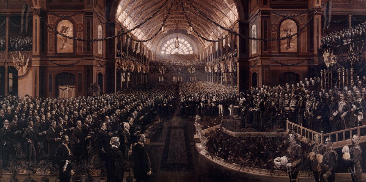 Ensimmäisen Commonwealth -parlamentin avajaiset tekijältä Charles Nuttal