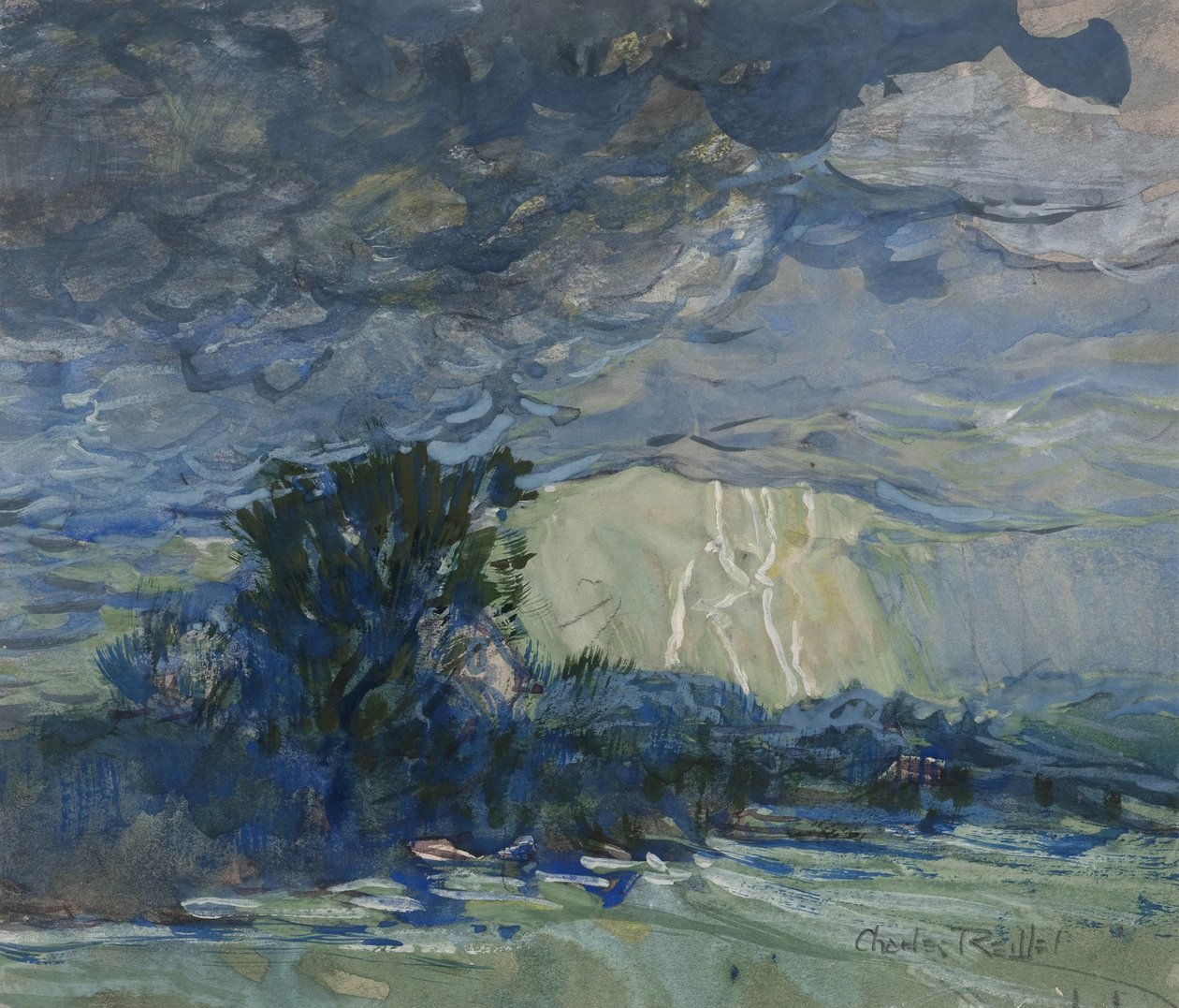 Myrsky, noin 1935 tekijältä Charles P. Reiffel