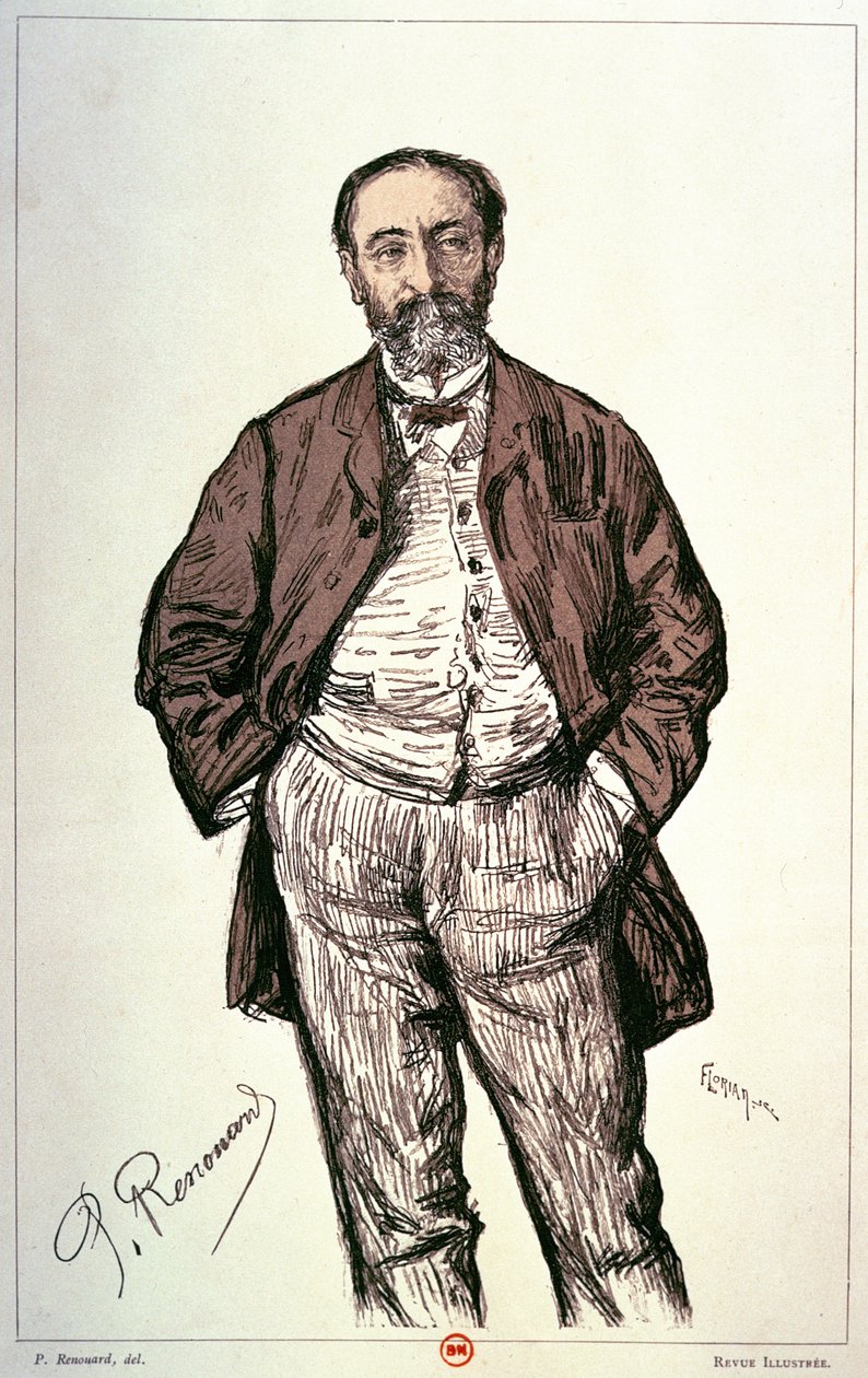 Camille Saint-Saensin muotokuva tekijältä Charles Paul Renouard