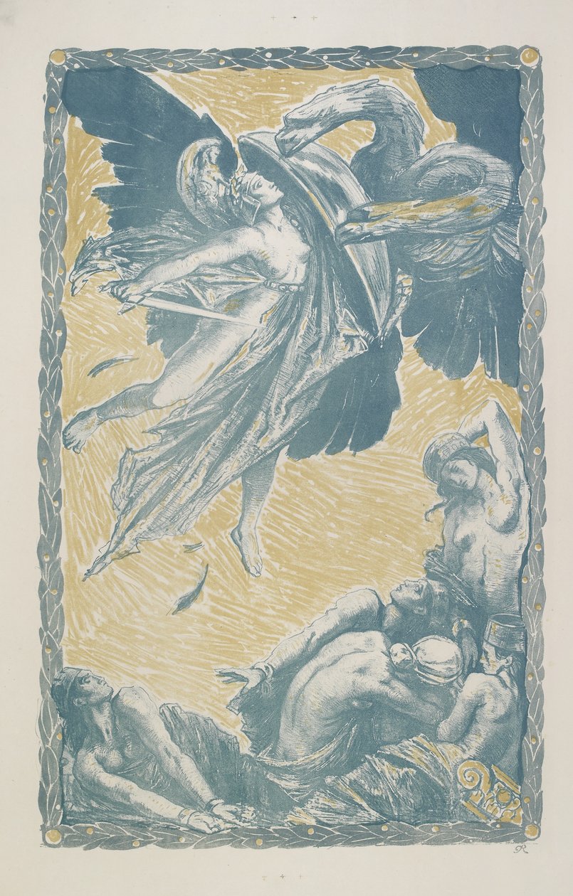 "Italia Redenta", 1917 (litografia) tekijältä Charles Ricketts