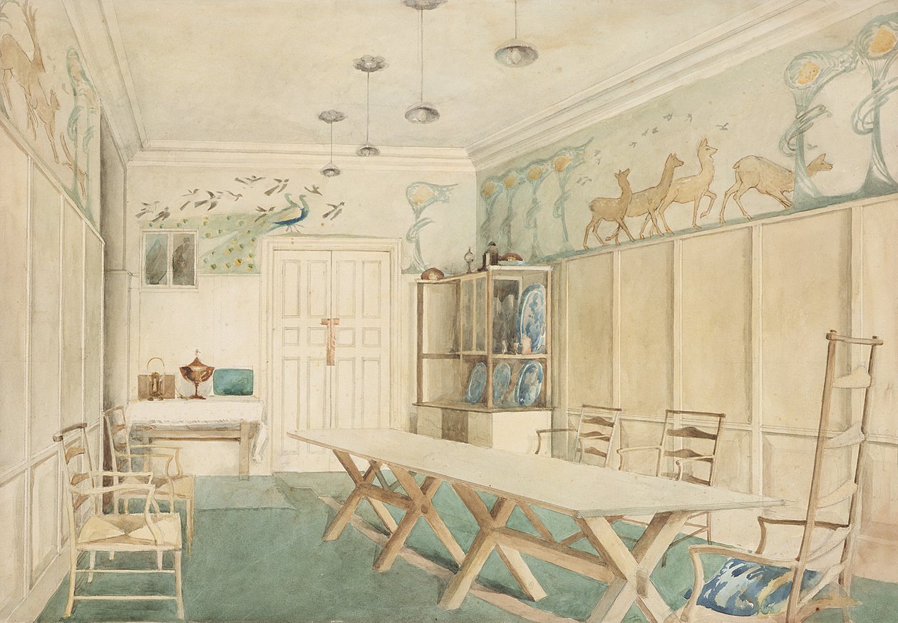 Ruokasali osoitteessa 37 Cheyne Walk, Chelsea tekijältä Charles Robert Ashbee