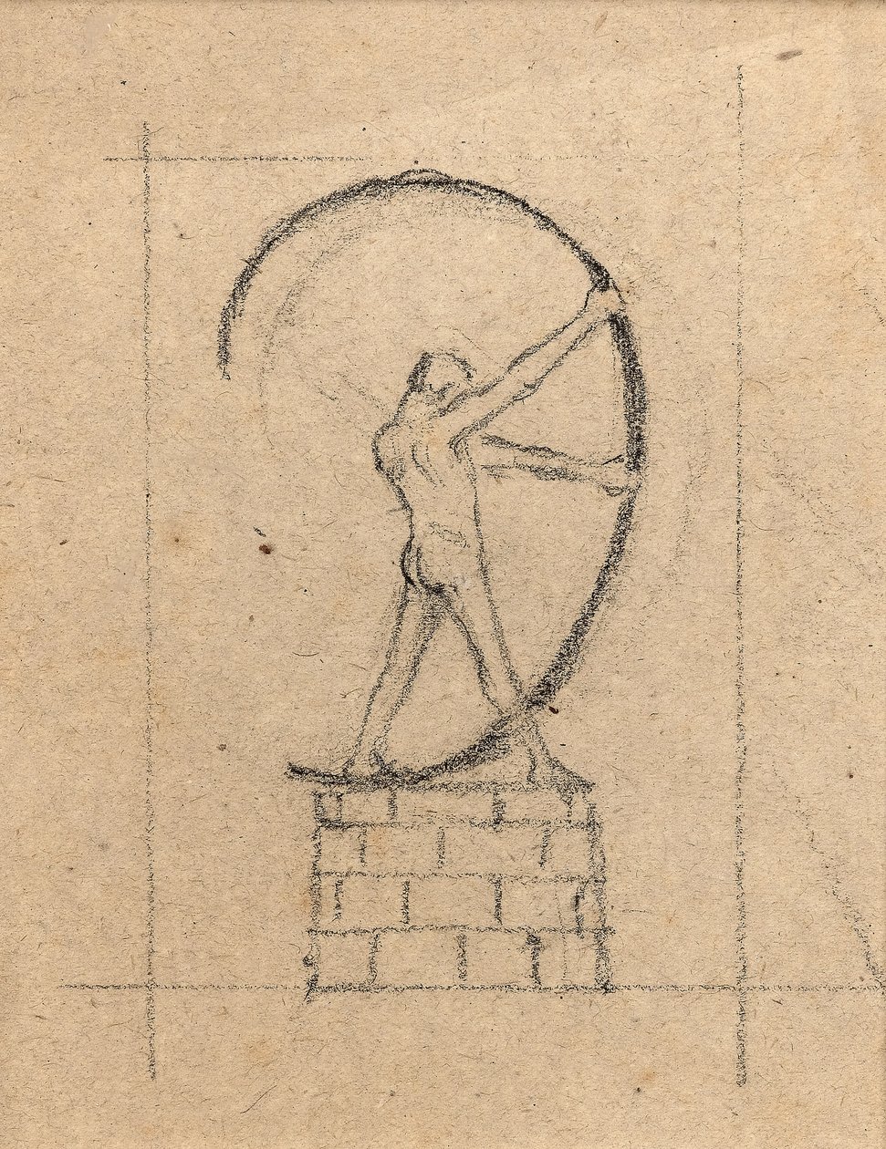 Mies kaareva jousi, n.1897 tekijältä Charles Robert Ashbee