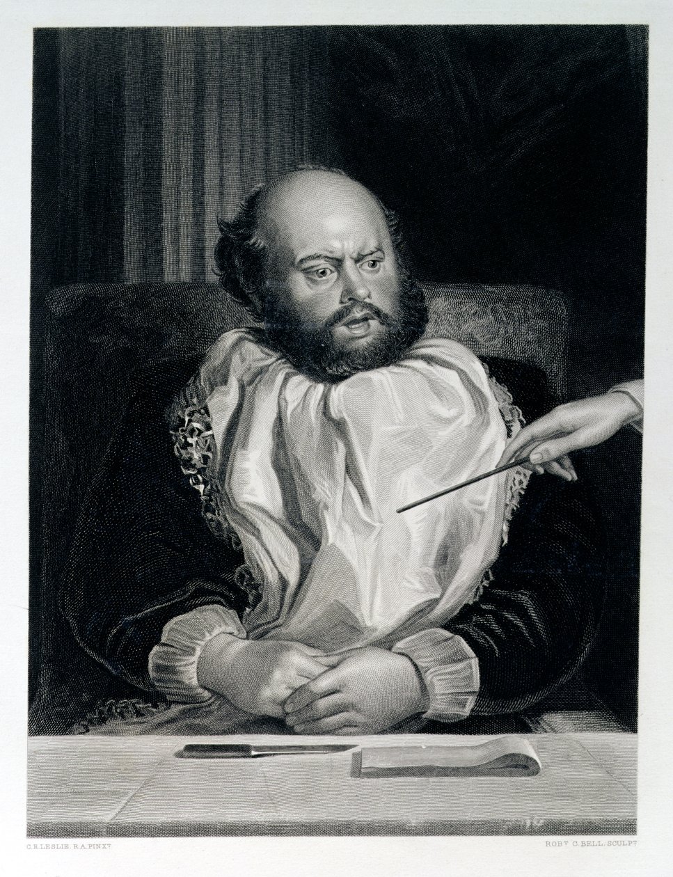 Sancho Panza, kaiverrus Robert C. Bell tekijältä Charles Robert Leslie