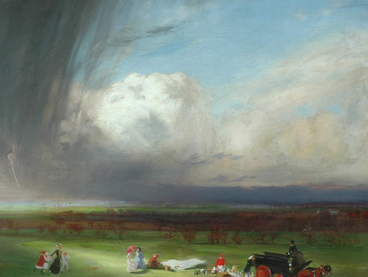 Keskeytetty piknik, 1901 tekijältä Charles Sims
