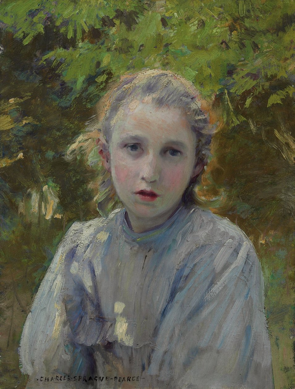 Nuoren tytön muotokuva tekijältä Charles Sprague Pearce