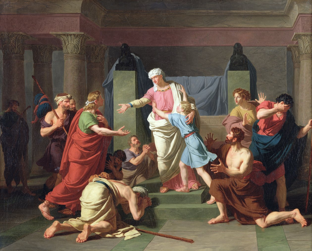 Joosefin veljensä tunnustama, 1789 tekijältä Charles Thevenin