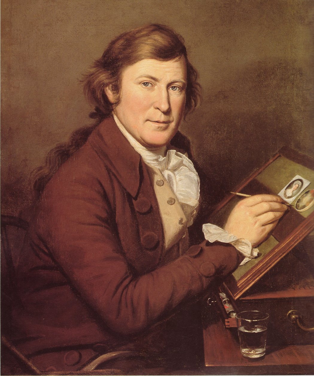 James Peale Maalaus miniatyyri tekijältä Charles Willson Peale