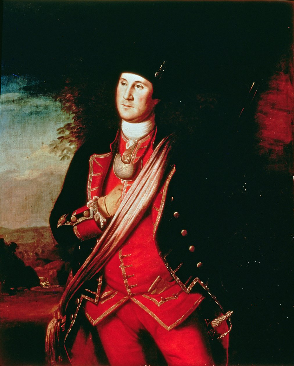 George Washingtonin (1732-1799) muotokuva 1772 tekijältä Charles Willson Peale