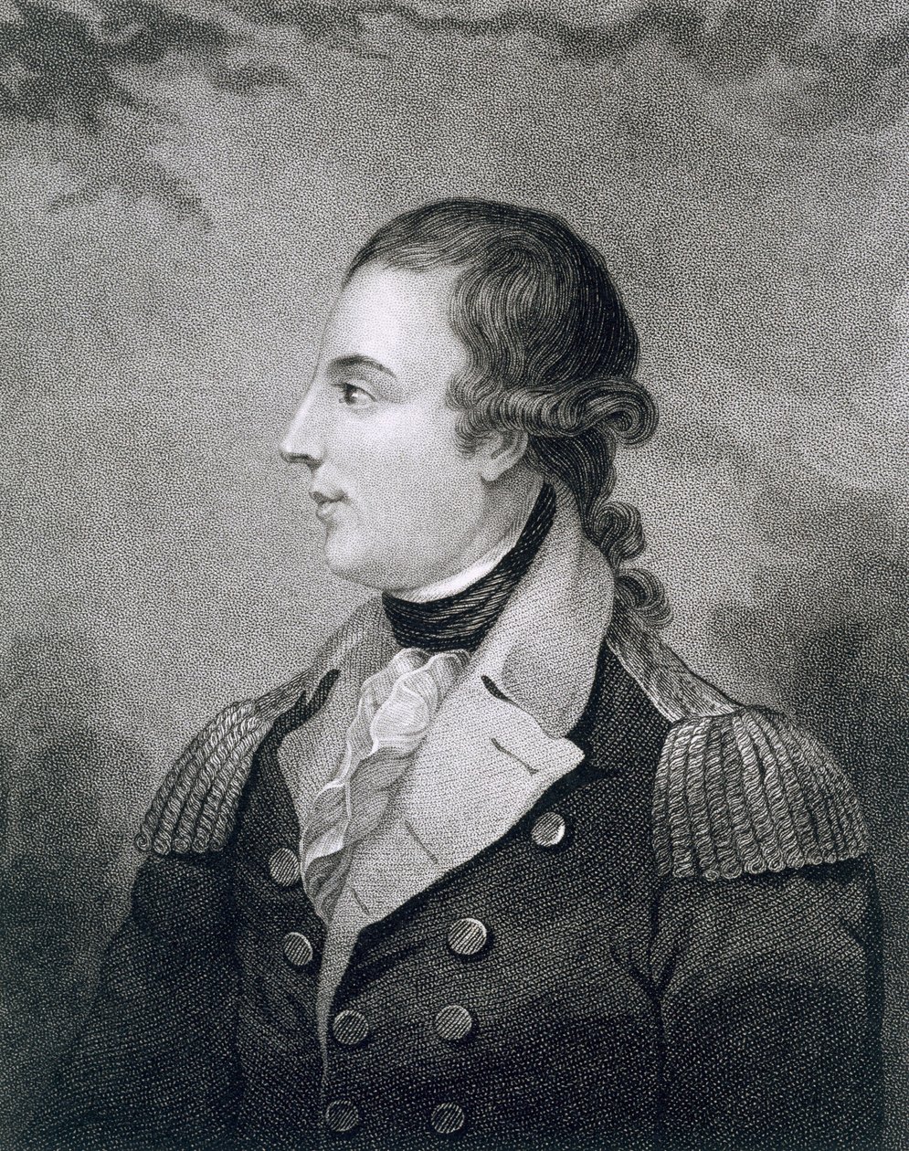 Richard Montgomery (1736-75), kaiverrus E. Mackenzie tekijältä Charles Willson Peale