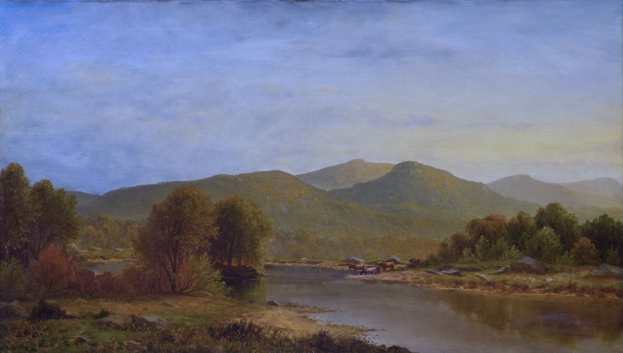 Näkymä Pemigewasset -joelle, New Hampshire tekijältä Charles Wilson Knapp