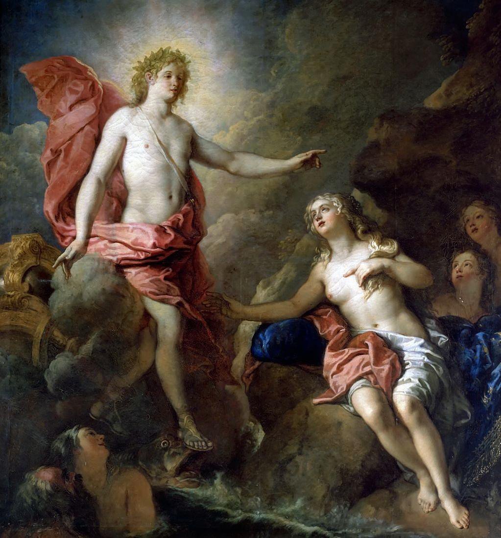 Apollo ja Thetisn tekijältä Charles de la Fosse