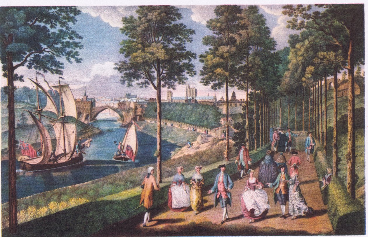 Näkymä Yorkista 1756 tekijältä Charles the Elder Grignion