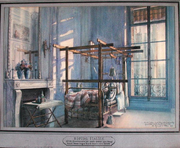 Loukkaantunut sotilas Hopital Italienissa, Quai d
