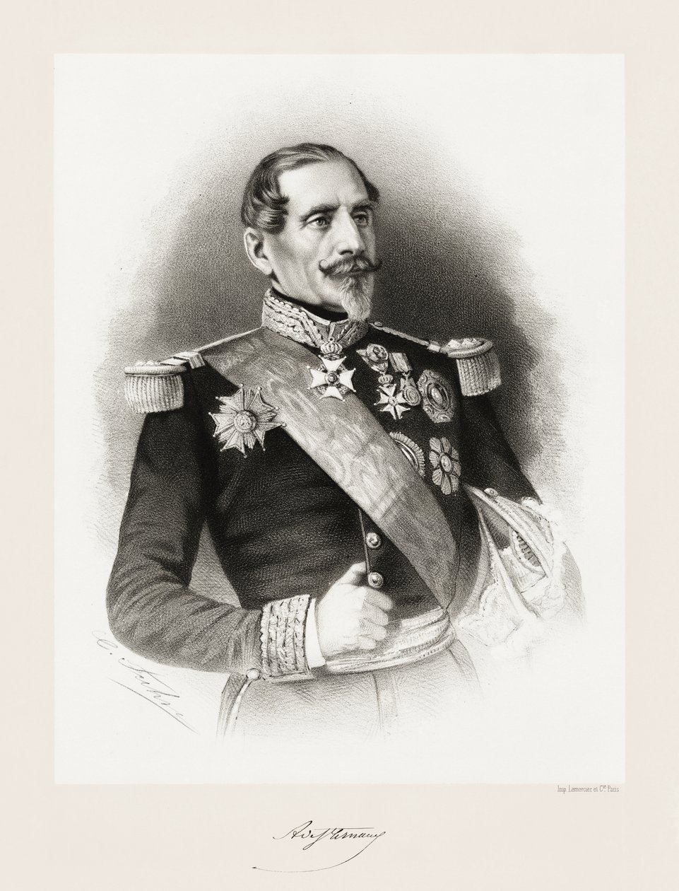 Armand Jacques Achille Leroy de Saint Arnaud, 1865-66. tekijältä Charles Jeremie Fuhr