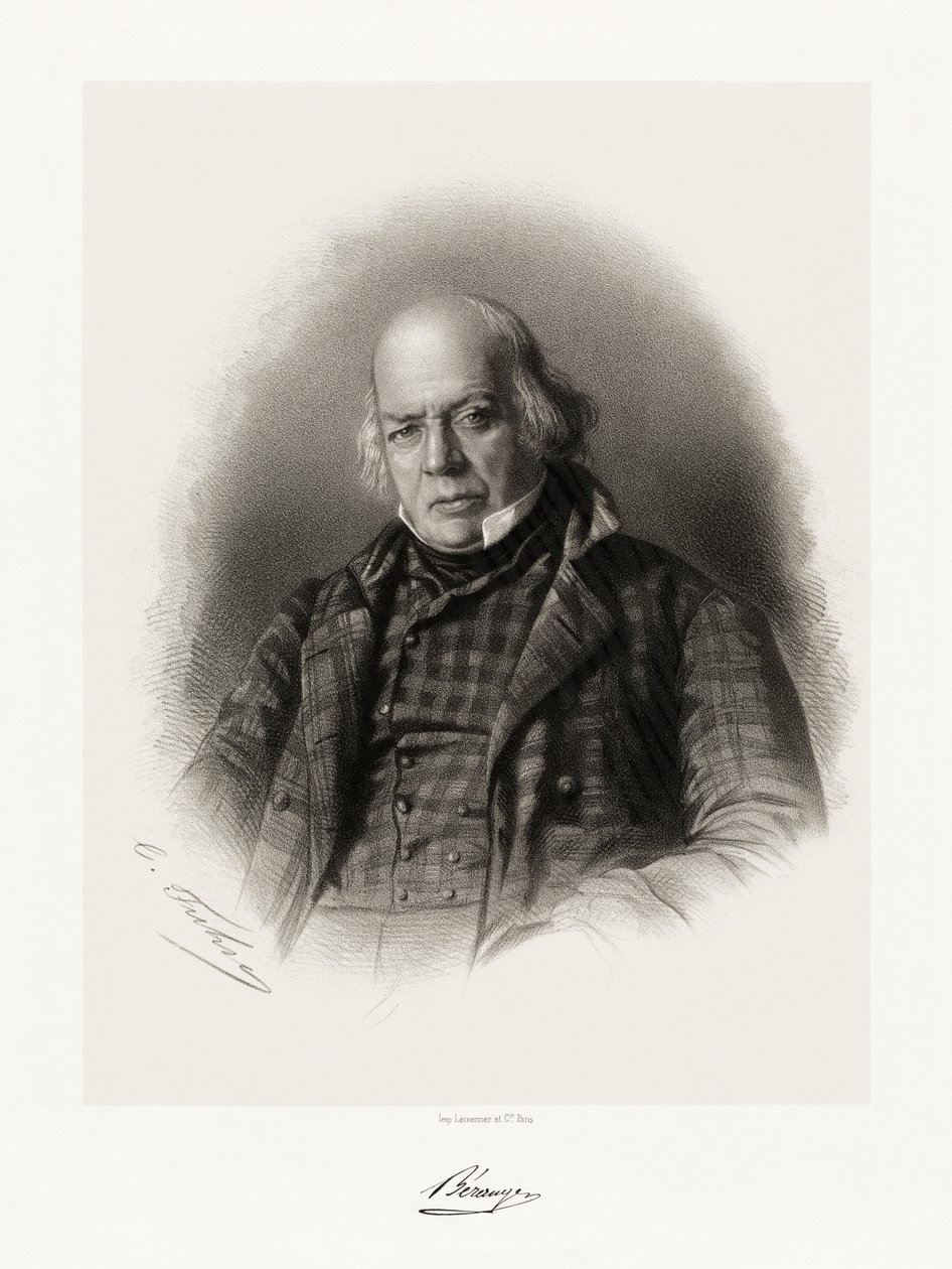 Pierre Jean de Béranger, 1865-66 tekijältä Charles Jeremie Fuhr