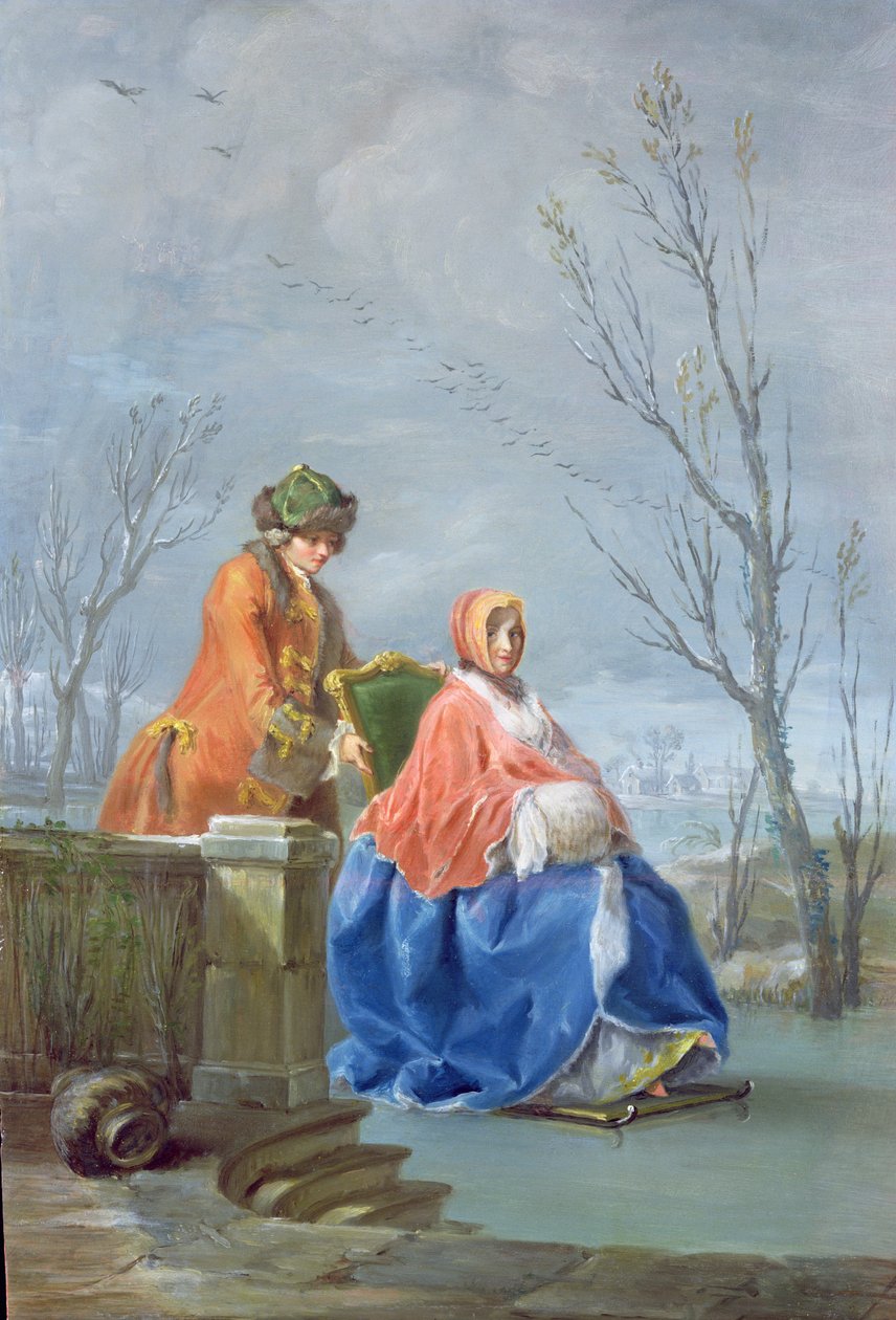 Talvi tekijältä Charles-Joseph Flipart
