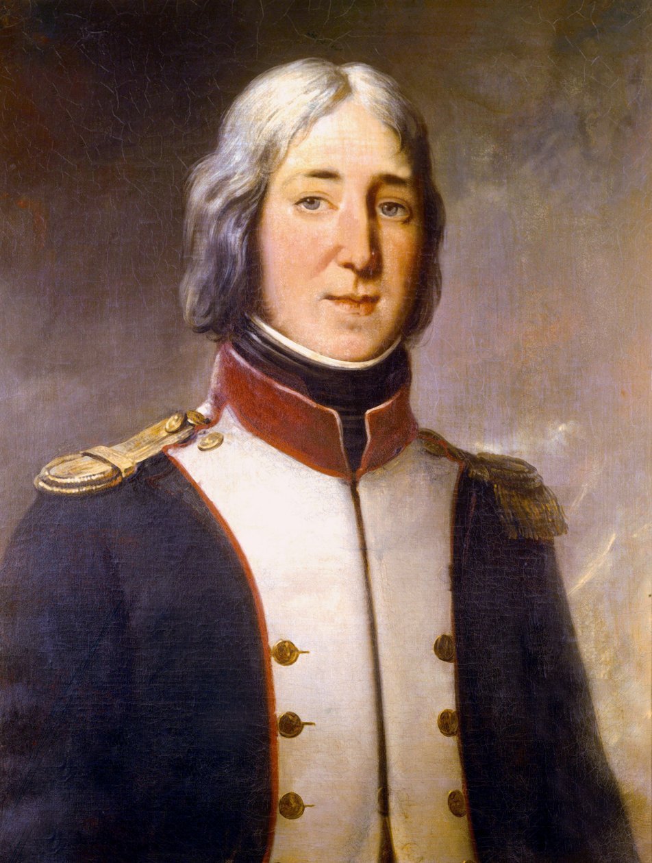 Edouard Mortierin muotokuva Pohjoisen 1. pataljoonan kapteenin univormussa vuonna 1792 tekijältä Charles Philippe Lariviere