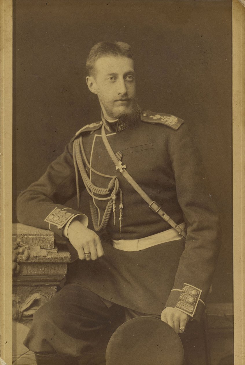 Constantin Constantinovitch de Russie - Muotokuva Venäjän suurruhtinas Konstantinos Konstantinovitšista (1858-1915), Bergamasco, Charles (Karl) (1830-1896). Albumin Photo, c. 1880. Venäjän valtion elokuva- ja valokuva-arkisto, Krasnogorsk tekijältä Charles Bergamasco