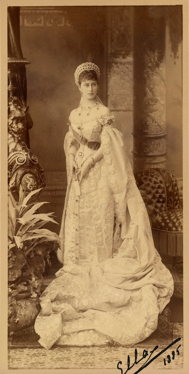 Elisabeth Fiodorovna de Russie (Elisabeth de Hesse Darmstadt) (1864-1918) - Retrat de la gran duquessa Elizaveta Fyodorovna (1864-1918), princesa Isabel de Hesse i del Rin, de Bergamasco, Charles (Karl) (1830-1896). Fotografia de gelatina de plata finlande tekijältä Charles Bergamasco