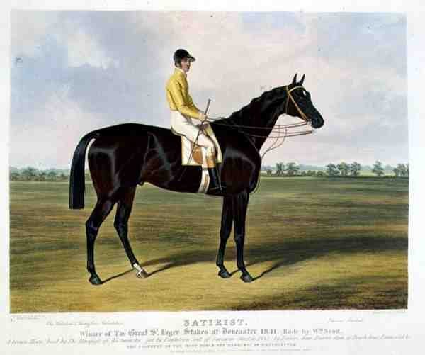 "Satirist", Doncasterin suurten St. Leger -panosten voittaja tekijältä Charles (after) Hancock