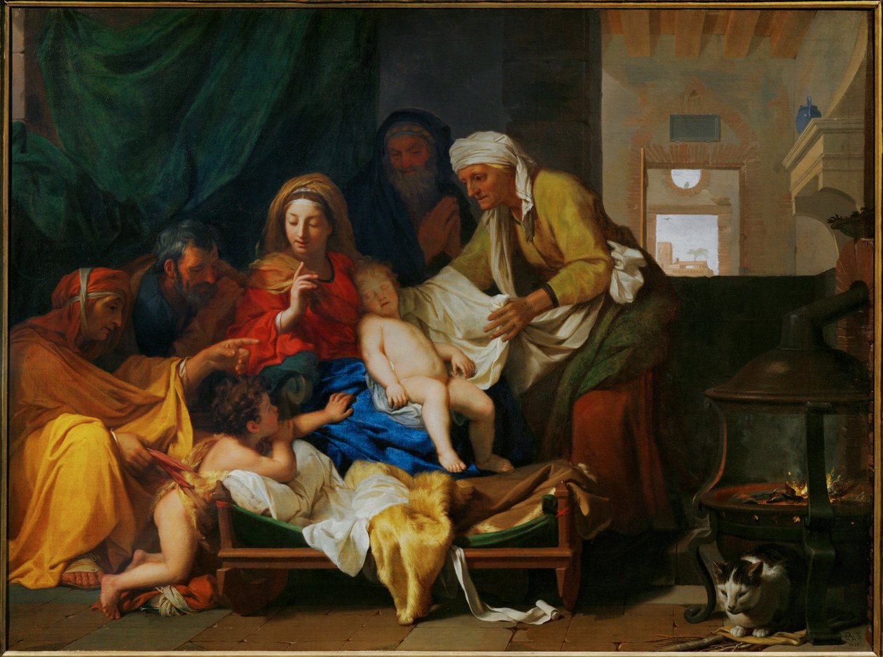 Jeesus-lapsen uni ... tekijältä Charles (attr. to) Le Brun