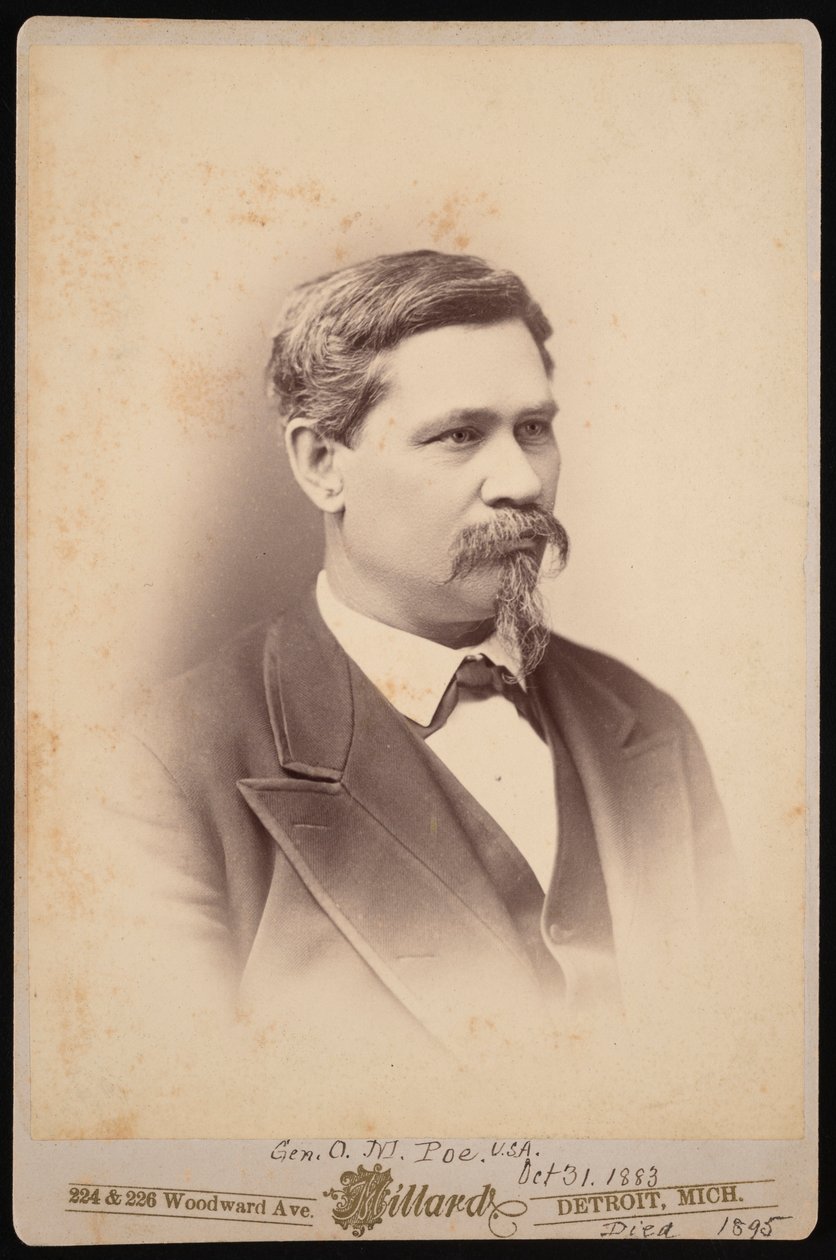 Orlando Metcalfe Poen muotokuva 1832-1895, 31. lokakuuta 1883. tekijältä Charles A Millard