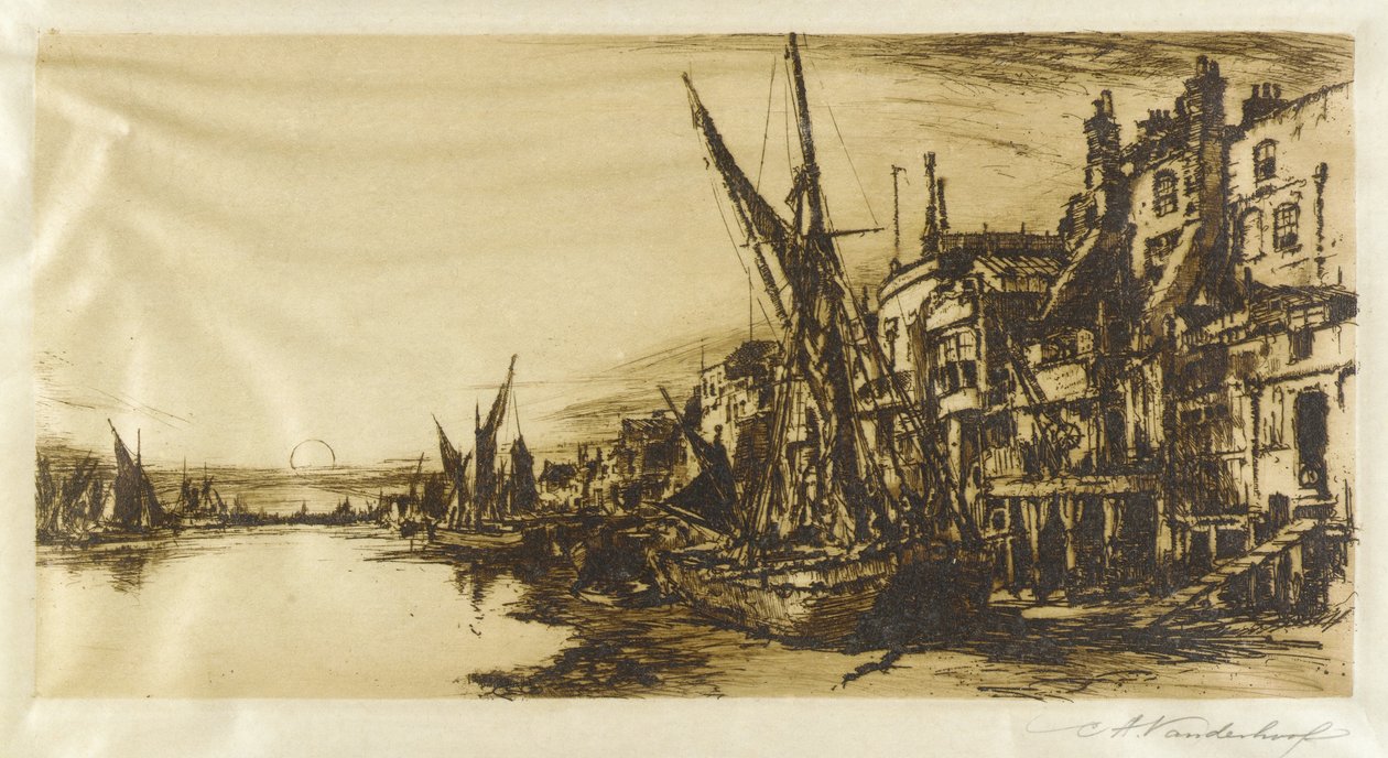 Thames Limehousessa tekijältä Charles A. Vanderhoof