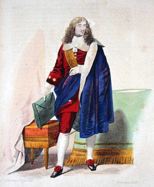Jean-Baptiste Colbert de Torcy (1619-83), kuvitus E. Mennechet