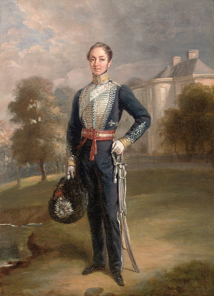 Lixmontin luutnantti George Ramsayn muotokuva, 1838 tekijältä Charles Achille DHardiviller
