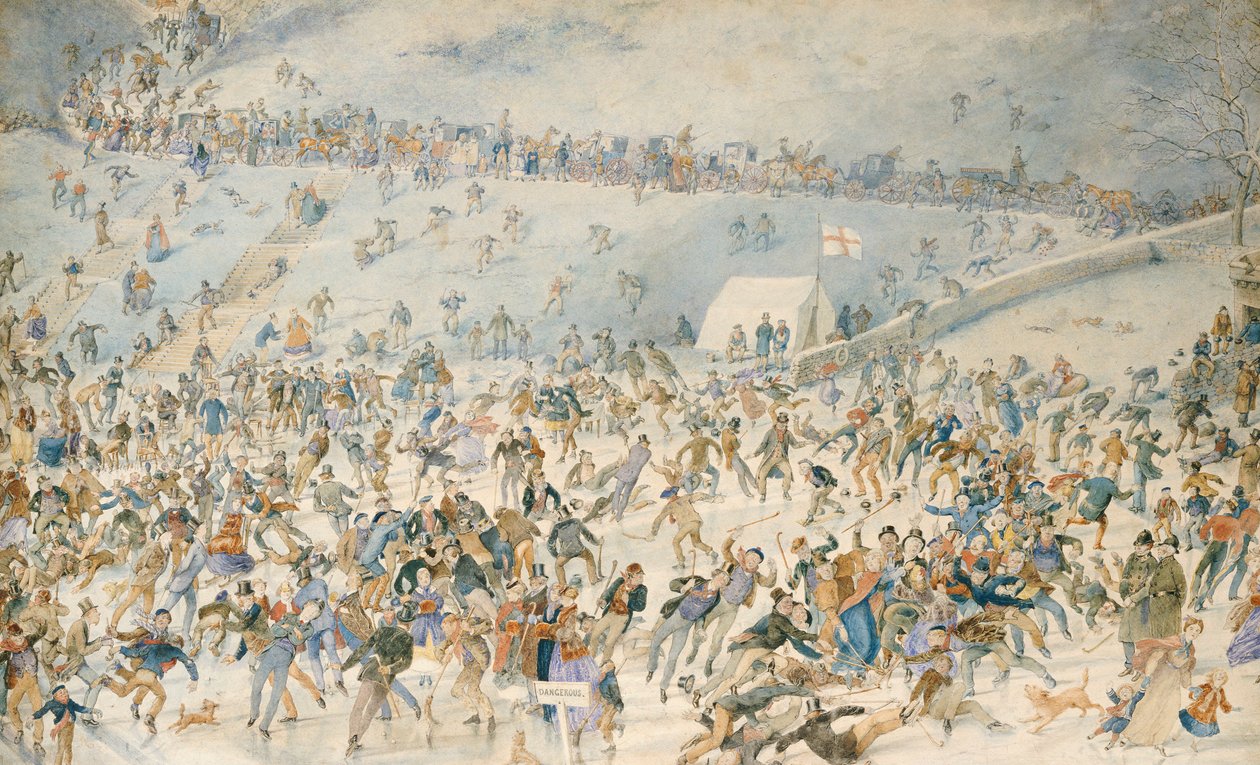 Taitoluistelu, 1876 tekijältä Charles Altamont Doyle