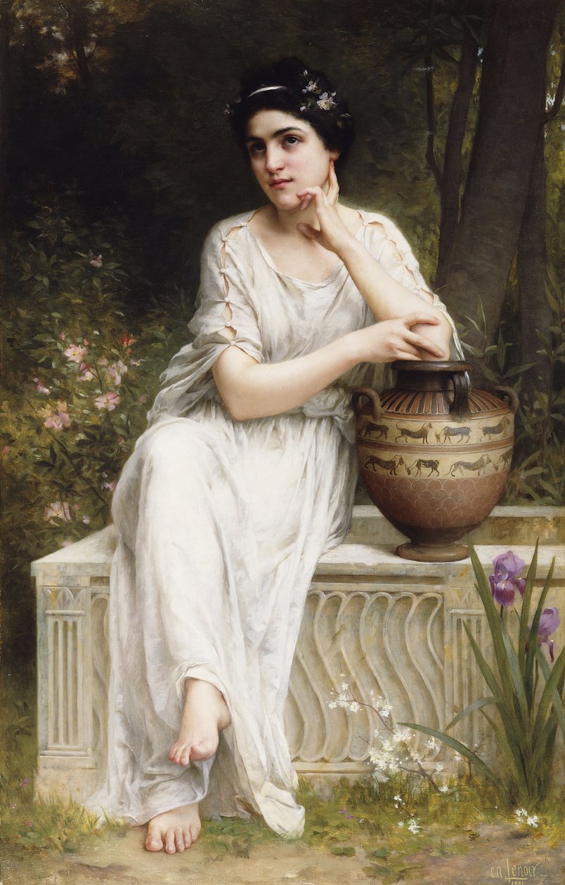 Kreikkalainen kaunotar, 1901 tekijältä Charles Amable Lenoir