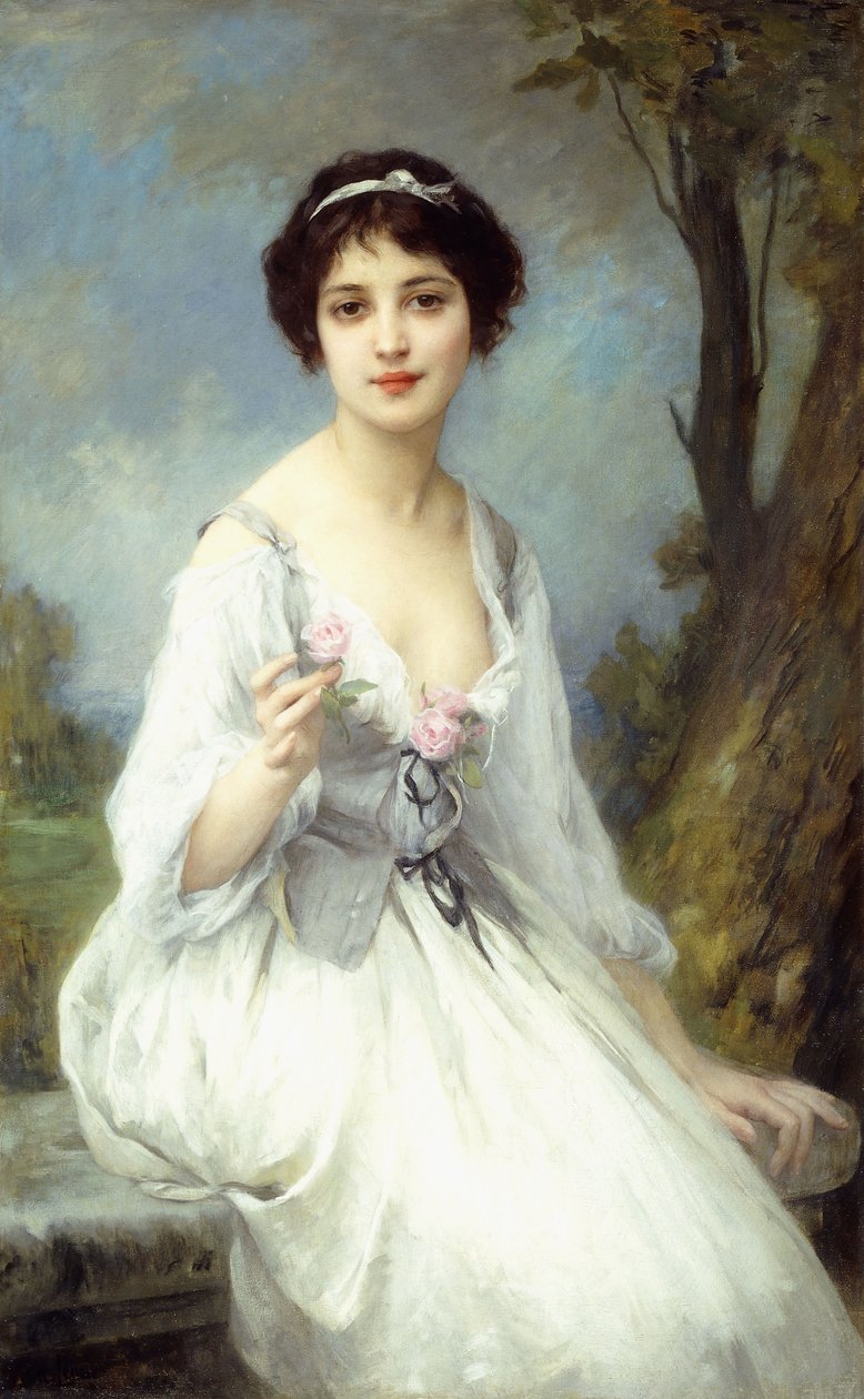 Vaaleanpunainen ruusu, tekijältä Charles Amable Lenoir