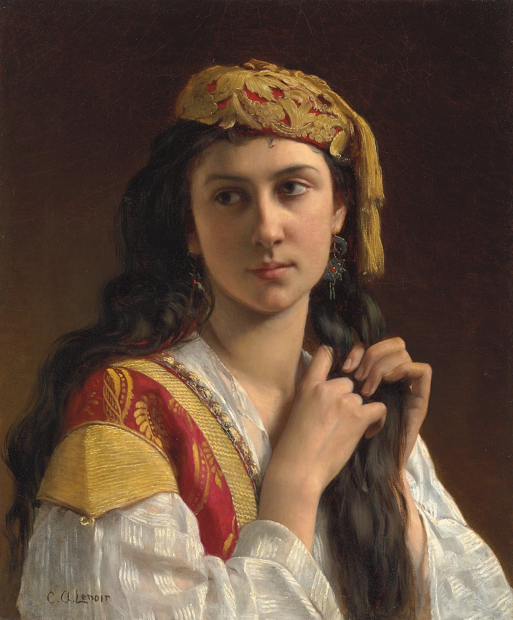 Nuori kreikkalainen tyttö tekijältä Charles Amable Lenoir